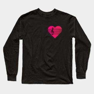 I Love Music Long Sleeve T-Shirt